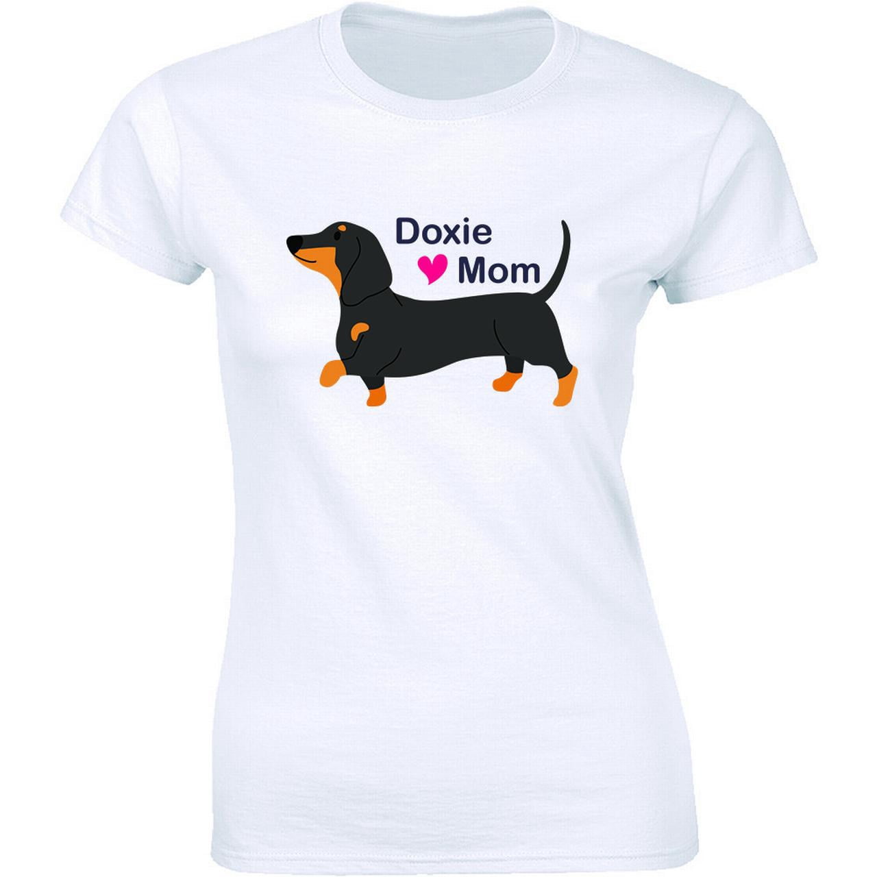 Dachshund Mom Doxie Wiener Dog Mama Pet Puppy Rescue Women'S T-Shirt ...