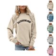 thumbnail image 1 of Dachshund Mom Sweatshirts for Women 2025 Long Sleeve Crewneck Wiener Dog Lover Sweatshirt Pullover Tops, 1 of 5