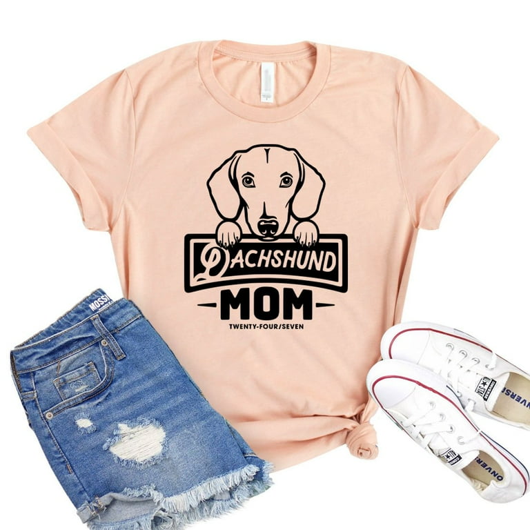 Dachshund Mom T-Shirt | Weiner Dog Gifts For Women Dachshund Mom T-Shirt | Weiner Dog Gifts For Women