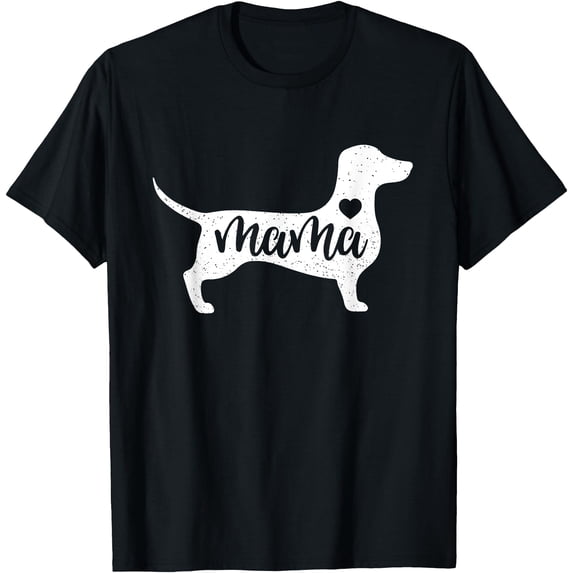 Dachshund Mother's Day Mum Dog Mum Gift Dachshund Mum Unisex T-Shirt for Men Women Kids Toddler,Black Color,Size 2T