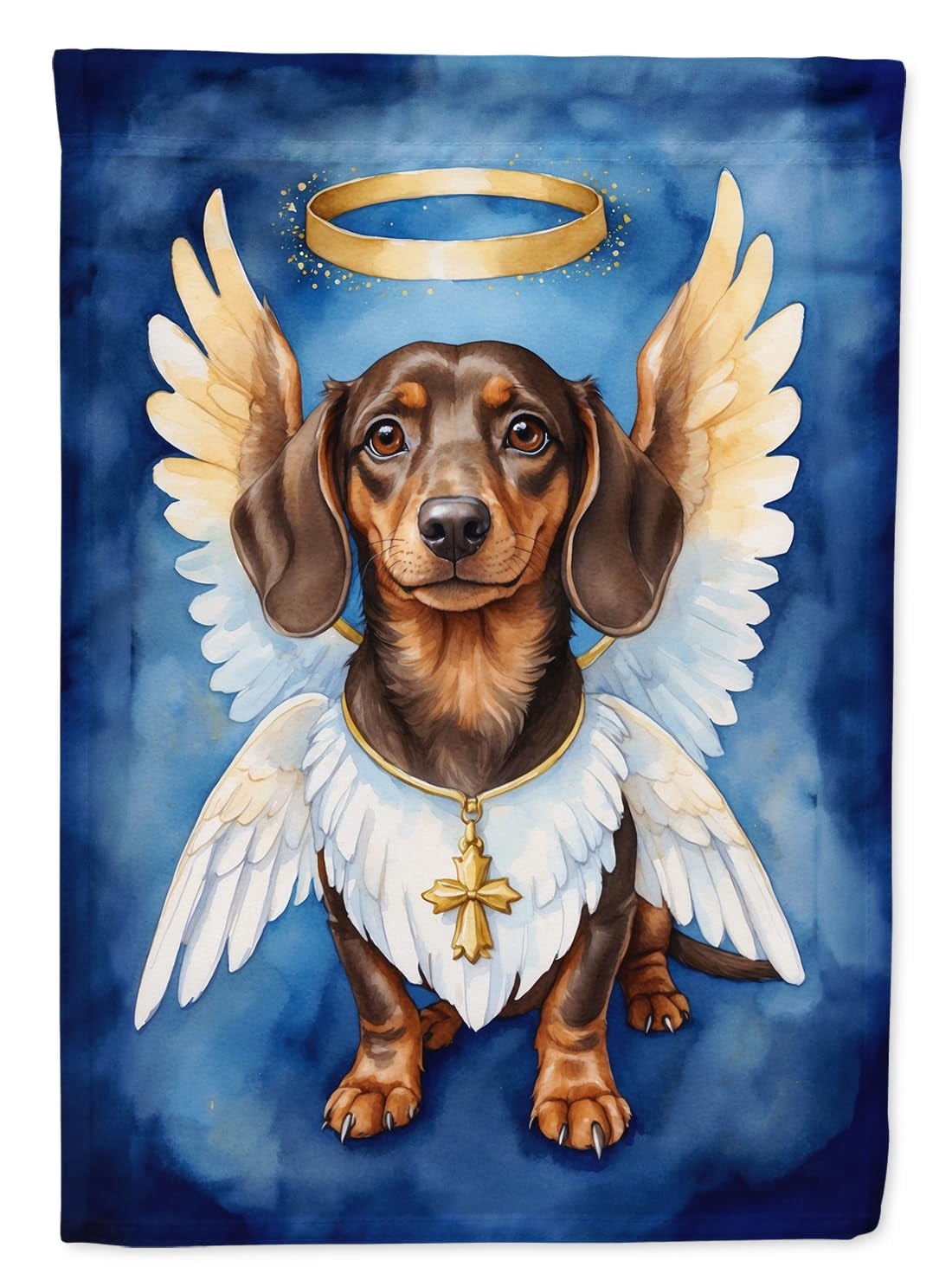 Dachshund My Angel House Flag 28 in x 40 in