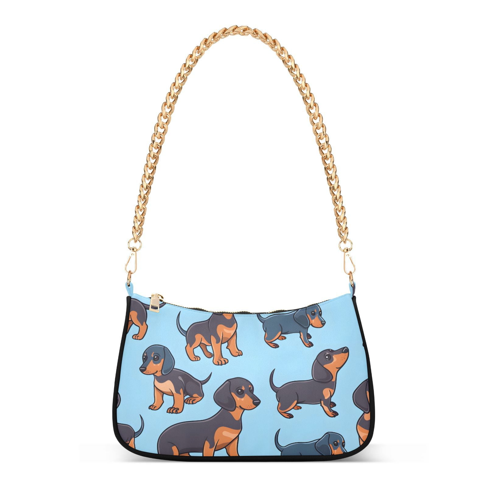 Dachshund Or DogsWomen Small Shoulder Bag Crossbody Tote Hobo Bags Purse Clutch Handbags with Chain Strap for Women