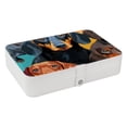 thumbnail image 1 of Dachshund PU Leather Bracelet Holder Jewelry Organizer Box with Removable Compartment - Portable Organize Storage Case, 1 of 6