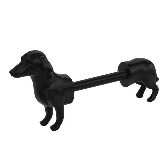 Dachshund Paper Towel Holder - 3D Printed Funny Vintage Dog Tissue Roll Dispenser for Kitchen & Bathroom, Freestanding Animal Toilet Paper Holder for Home Decor