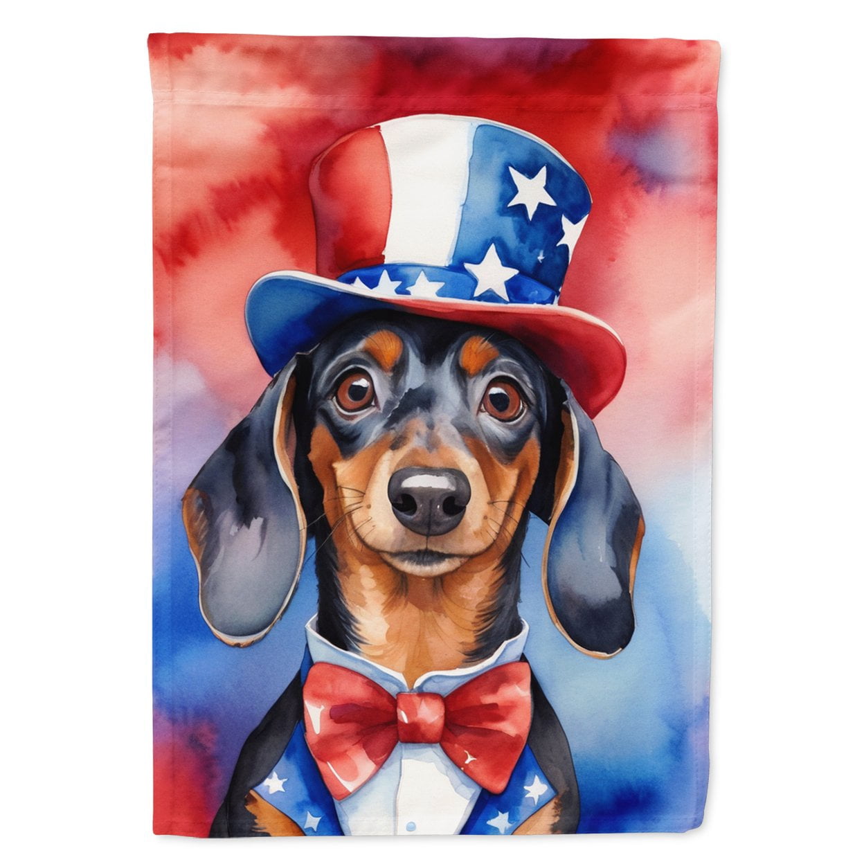 Dachshund Patriotic Garden Flag 11.25 in x 15.5 in