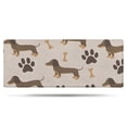 thumbnail image 1 of Dachshund and Paws Bathroom Rugs Mat,Non Slip Microfiber Bathroom Rug,Rubber Backing,Soft Bathroom Mats for Bathroom Floor,Tub and Shower,60x24in(150x60cm), 1 of 5