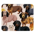 thumbnail image 1 of Dachshund Printed Square Desk Mat Mousepad, 8.3x9.8 Inch, Non-Slip Rubber Bottom, Suitable for Office and Gaming, 1 of 6
