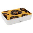 thumbnail image 1 of Dachshund Pu Leather Decorative Box with Removable Compartment, Portable Bracelet Holder, Necklace Organizer, and Storage Box, 1 of 6