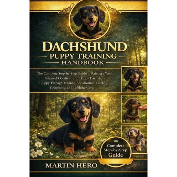 Dachshund Puppy Training Handbook: The Complete Step-by-Step Guide to Raising a Well-Behaved, Obedient, and Happy Dachsh, (Paperback)