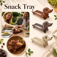 thumbnail image 1 of Dachshund Puppy Tray for Feeding and Training, Novelty Pet Food Dish and Organizer for Small Dogs, Decorative and Functional Pet Accessory, 1Pack Brown, 1 of 6