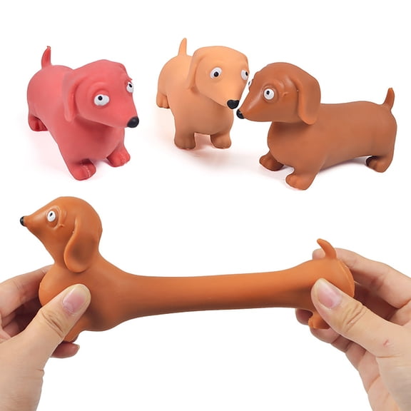 Dachshund S-tres Balls，dachshund squishy Dachshund S-tres Balls for Adult Mini Dachshund Fun S-queze Fidget Animal Balls Cute for Birthday Party Favors Office Stuffer Gift ADHD Autism Anxiety