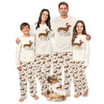 thumbnail image 1 of Dachshund Santa Matching Christmas Pajamas For Dog And Owner, Soft Cotton And Poly Blend, 2 Pieces, 1 of 7