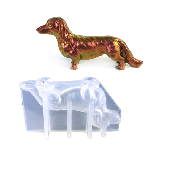 Dachshund Shape Silicone Crafts Moulds Perfect Gift for DIY Hand-Making Lover