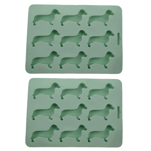 Dachshund Shaped Silicone Ice Piece Mold Tray, Suitable for Beverage Making,Candy Cookie,,Cupcake Decoration C