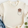 thumbnail image 1 of Dachshund Shirt, Dog Shirt, Pocket T-shirt, Dachshund Gift, Dog in Pocket Shirt, Doxie Puppy Shirt, Cute Dog Mom, Dachshund in Pocket, 1 of 5