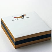 Dachshund Short Note Sticky Note Cube - 3 3/8 x 3 3/8 x 1 86mm x 86mm x 25mm