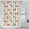 thumbnail image 1 of Dachshund Shower Curtain 72"x72" ,Bathroom Decorative Shower Curtains Set with 12 Hooks,Modern Waterproof Washable Shower Curtain, 1 of 6