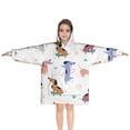 thumbnail image 1 of Dachshund Sport Blanket Hoodies for Kids 6-13YR Oversize Wearable Blanket Hoodies for Boys Girls Teens, 1 of 7