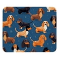 thumbnail image 1 of Dachshund Square 8.3x9.8 Inch Non-Slip Rubber Bottom Printed Desk Mat Gaming Mousepad Mouse Mat for Office and Gaming, 1 of 6