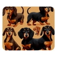 thumbnail image 1 of Dachshund Square Mouse Pad, 8.3x9.8 Inch, Non-Slip Rubber Bottom, Printed Desk Mat for Office and Gaming, 1 of 6