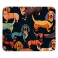 thumbnail image 1 of Dachshund Square Mouse Pad, 8.3x9.8 Inch, Non-Slip Rubber Bottom, Printed Desk Mat for Office and Gaming, 1 of 6