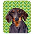thumbnail image 1 of Dachshund St. Patricks Day Shamrock Portrait Mouse Pad, Hot Pad or Trivet, 1 of 1