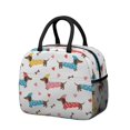 thumbnail image 1 of Dachshund Sweater and Heart Insulated Leakproof Lunch Box for Work, Lunch Bag for Women Men, Loncheras Para Mujer for Beach Travel Picnic Camping, 1 of 6
