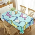 Dachshund Tablecloth Cartoon Cute Dog Gift for Dachshund Lover