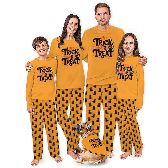 Dachshund Through The Snow Family And Dog Christmas Pajamas, Matching Family PJs With Pet, Plus Sizes, 2 Side Pockets
