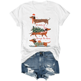 thumbnail image 1 of Dachshund Through The Snow Shirt Dachshund Christmas T-Shirt Unisex, 1 of 7