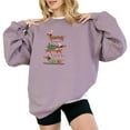 thumbnail image 1 of Dachshund Through The Snow Sweatshirt Women Christmas Holiday Dog Mom Gifts Long Sleeve Graphic Shirts Top, 1 of 4