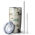 thumbnail image 1 of Dachshund Tumbler 20 Oz Gifts For Women with Lid and Straw Dog Stainless Steel Cup Insulated Travel Coffee Mug Home Office, 1 of 6