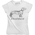 thumbnail image 1 of Dachshund - Vintage Retro Weiner Dog Doxen Women's T-Shirt, 1 of 4