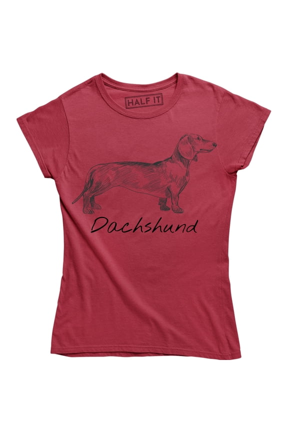 Dachshund - Vintage Retro Weiner Dog Doxen Women's T-Shirt
