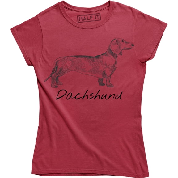 Dachshund - Vintage Retro Weiner Dog Doxen Women's T-Shirt