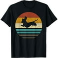 thumbnail image 1 of Dachshund Vintage Silhouette 60s 70s Retro grunge Dog Lover T-Shirt Black 3X-Large, 1 of 4