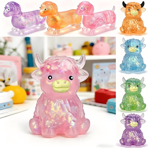 Dachshund Weiner Dog Squishies Squeeze Animal, Soft Stress Ball, Party Favor Gift, Cute Dachshund Decor, Sensory Stress Relief Tools for Adults & Weiner Dog Lovers