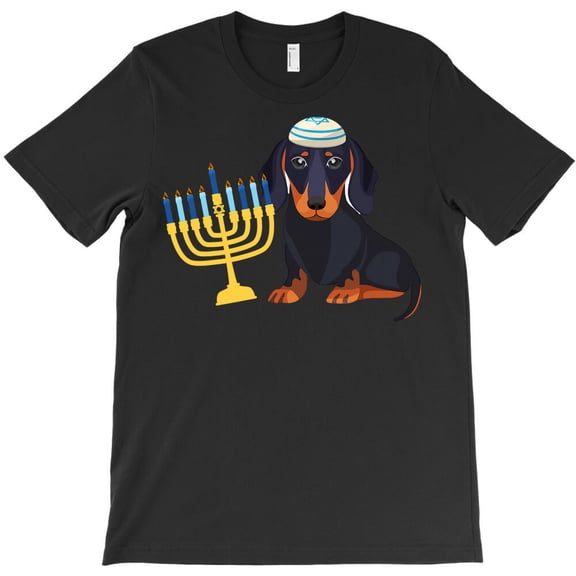 Dachshund Wiener Dog Funny Hanukkah Chanukah Dachshund Doxie Lover Men - Trending Now G33846 Unisex T-Shirt, Up to Size 5XL