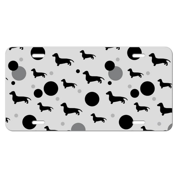 Dachshund Wiener Dog Novelty Metal Vanity License Tag Plate