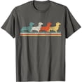 thumbnail image 1 of Dachshund Wiener Doxie Unisex T-Shirt for Men Women Kids Toddler,Charcoal Color,Size M, 1 of 5