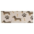 thumbnail image 1 of Dachshund and Paws Kitchen Rug Mat,Kitchen Runner Rugs Non Skid Washable,Decorative Kitchen Floor Mats for Kitchen,Sink,Laundry,17"X47", 1 of 5