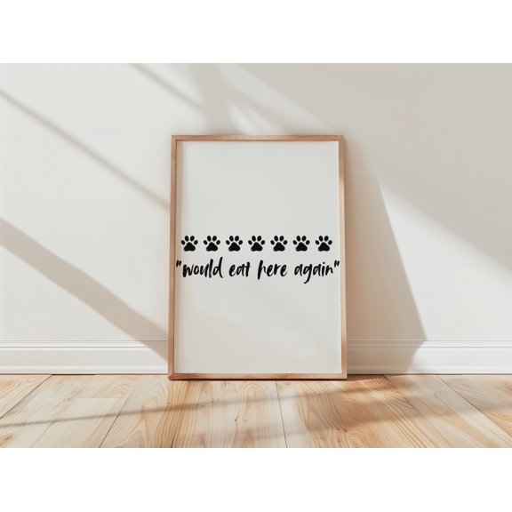 Dachshund with Coffee Doxie Dog Kitchen Poster Unframed Paper Print