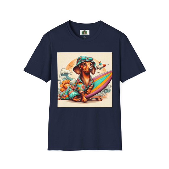 Dachshund beach day t shirt