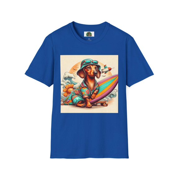 Dachshund beach day t shirt