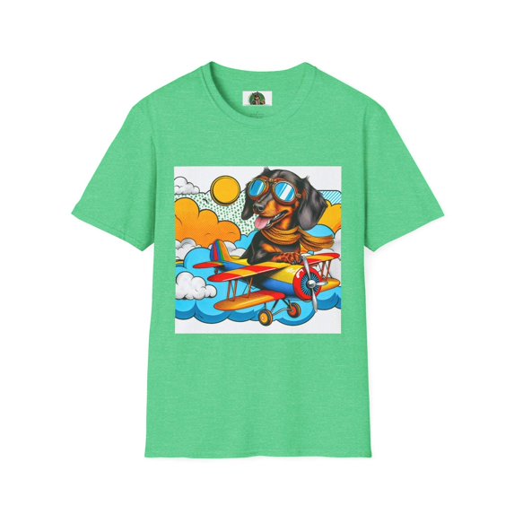 Dachshund pilot t shirt