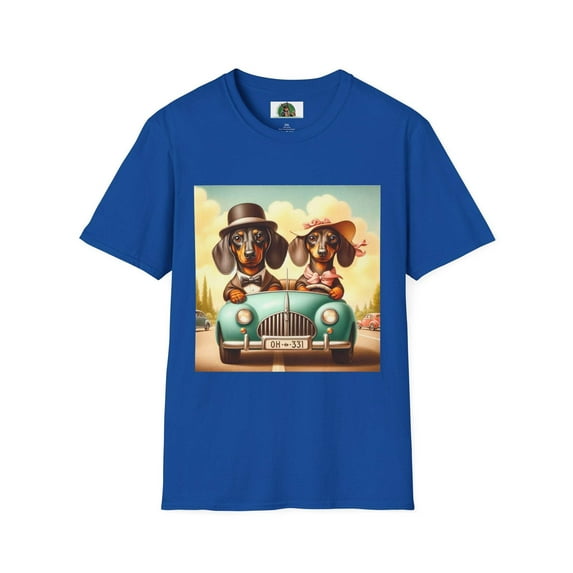 Dachshund roaring 20s t shirt