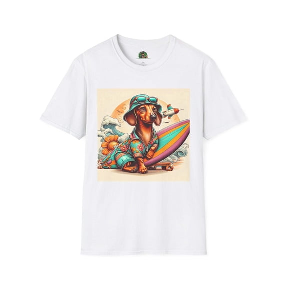 Dachshund beach day t shirt