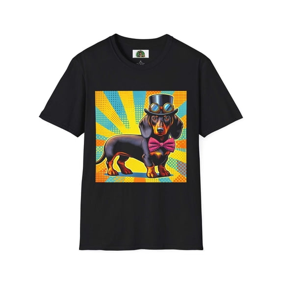 Dachshund pretty bowtie t shirt