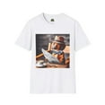 thumbnail image 1 of Dachshund paper reading t shirt, 1 of 10