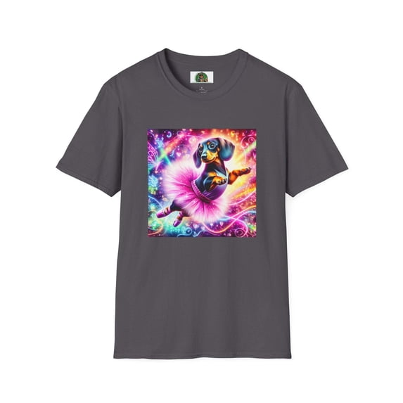 Dachshund soaring ballerina t shirt